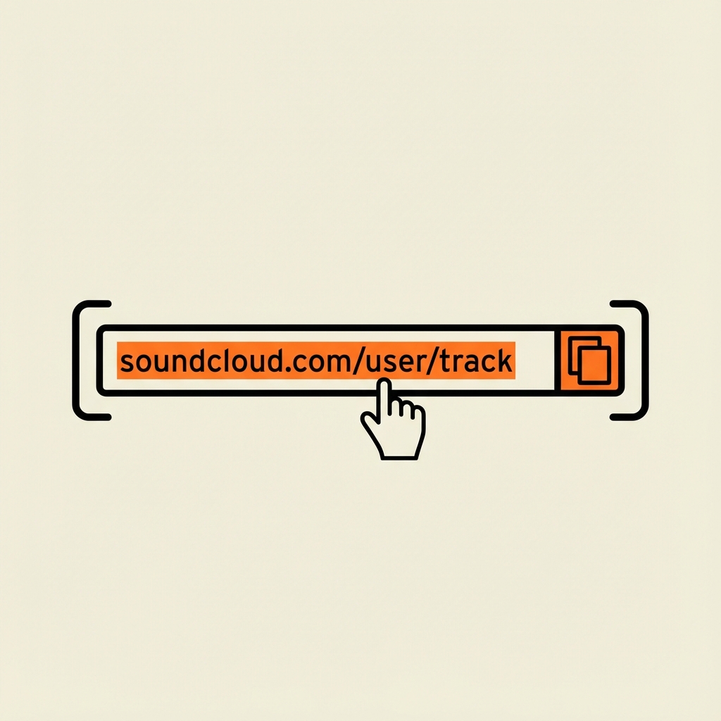 Copy SoundCloud URL